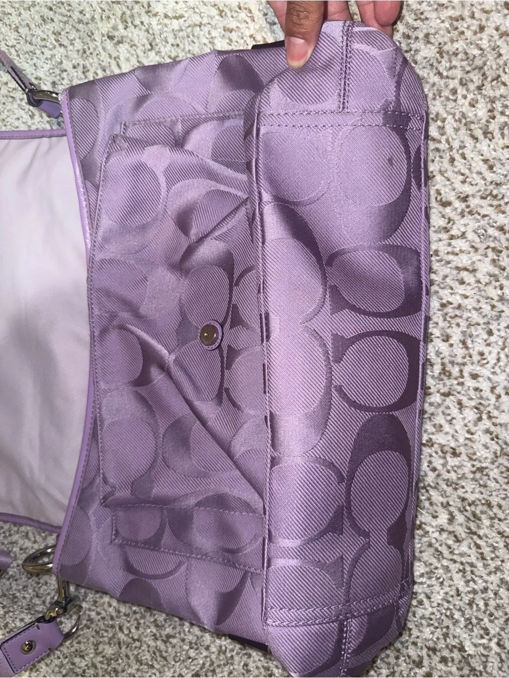 Coach Y2K Kyra Daisy Signature Messenger Crossbody Bag (Style F16550 / F16553)